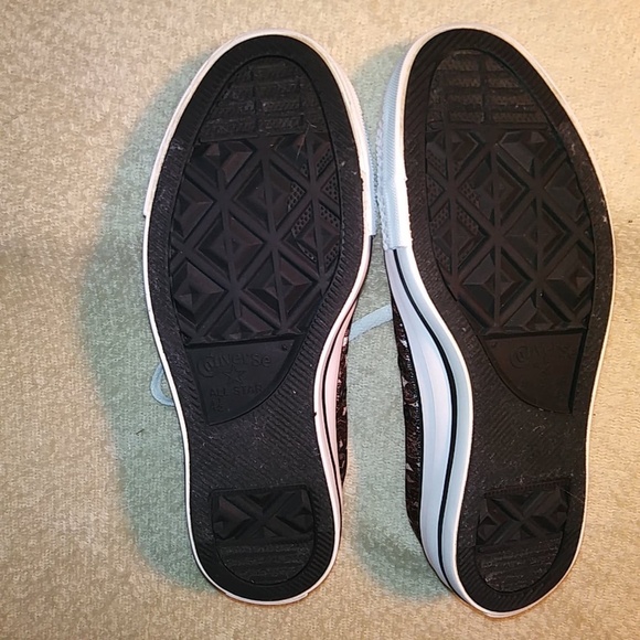 Converse gold and silver metallic low top sneakers - Picture 6 of 6